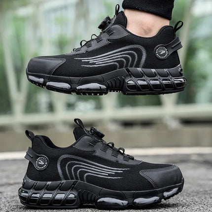 Робочі черевики з поворотною пластиною, сталевий носок