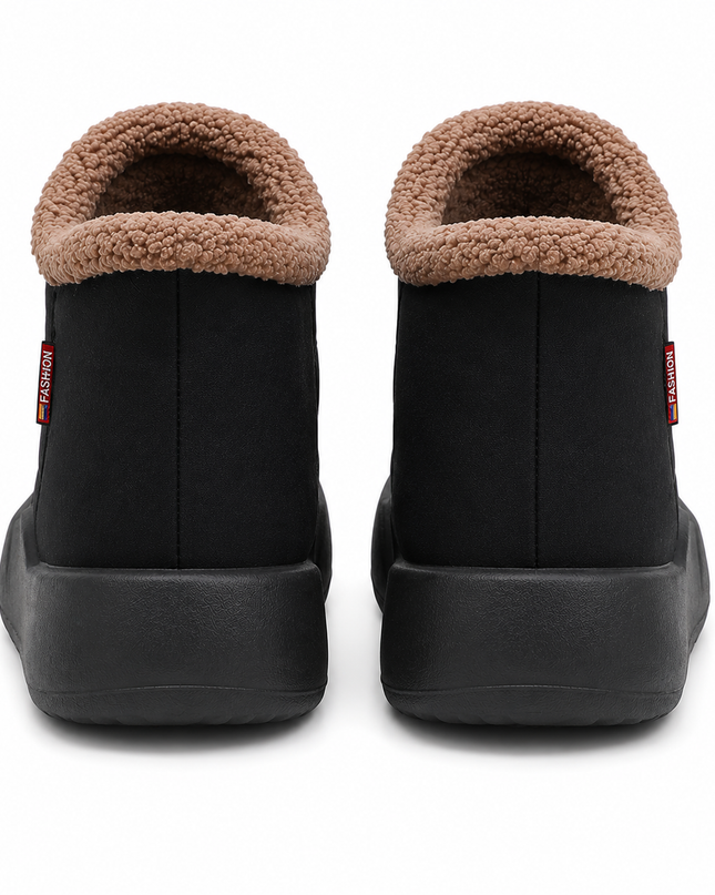 Жіночі теплі чоботи з резиновим носком